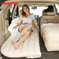 Bomba de cama de colchón de aire para asiento trasero Cama de aire de coche inflable con superficie de flocado Colchón de coche portátil para acampar Almohadilla de viaje